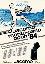 3w20021/ Alte Reklame von 1984 – Parfums JACOMO – Paris
