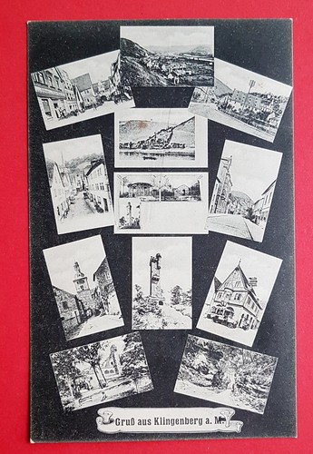 Mehrbild klingenberg am - ak,