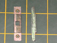 Fensterbeschlag 2-Stück GU Schließplatte zum einfräßen 4mm Mittelverschluß 2-flg