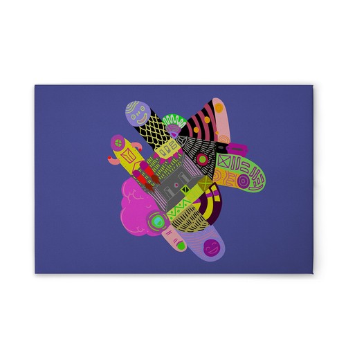 Tadessi leinwandbild bunte - leinwandbild,