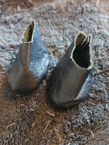 Puppenschuhe schwarz - puppenschuhe,,