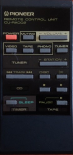 Pioneer rx002 original - pioneer, cu-rx002,