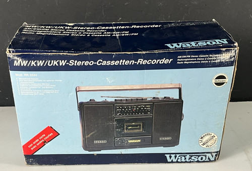 Watson 5534 stereo radio - watson, rr