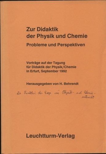 Zur didaktik der physik - zur,