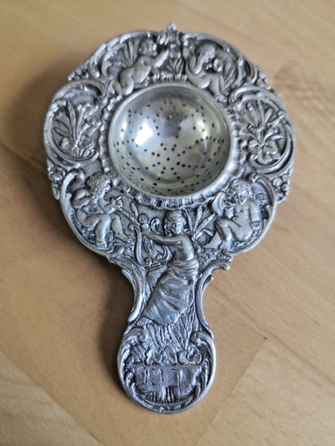 Teesieb seier silber antik - teesieb,