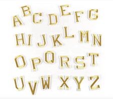 gold 5cm A-Z