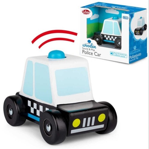 Polizei spielzeugauto aus - spielzeugauto, holz