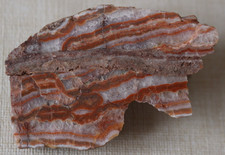 Achat, Anschliff poliert von