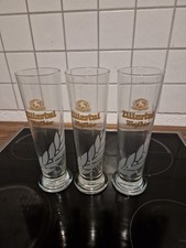 3 Stück Weißbierglas 0,5 Liter Zillertal Weißbier Glas Bierglas