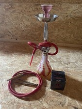 Kaya Shisha Wasserpfeife 60cm inkl. 2 Schläuche, Zange und Kopf