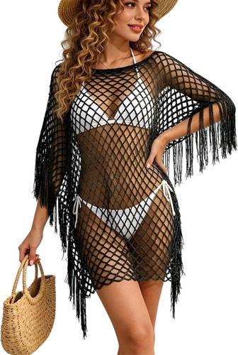 Damen strandcape kimono stil - damen,