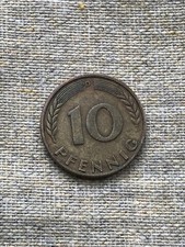 10 Pfennig Münze 1950, D
