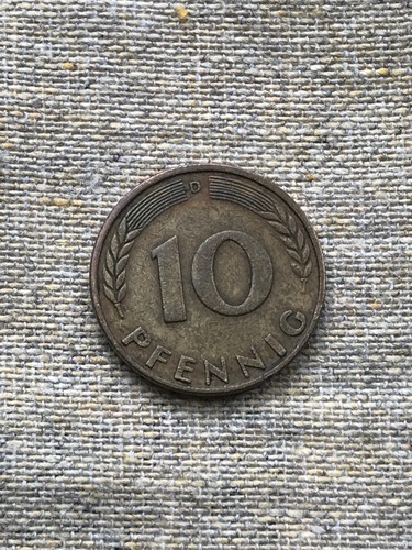 Pfennig münze 1950 - 10,