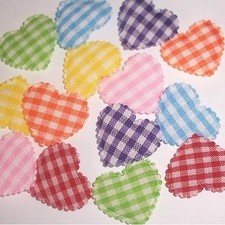 A275 karierte Stoff Herzen 10