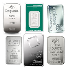 Platinbarren 1 oz 31,1g 999,5