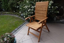 Teakholz massiv, Klappsessel