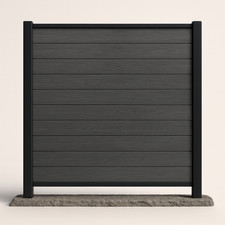 WPC Sichtschutz Zaun