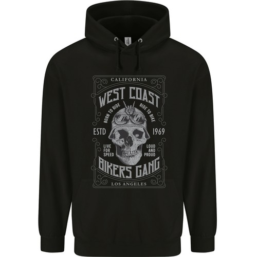 Biker gang motorrad - biker, totenkopf