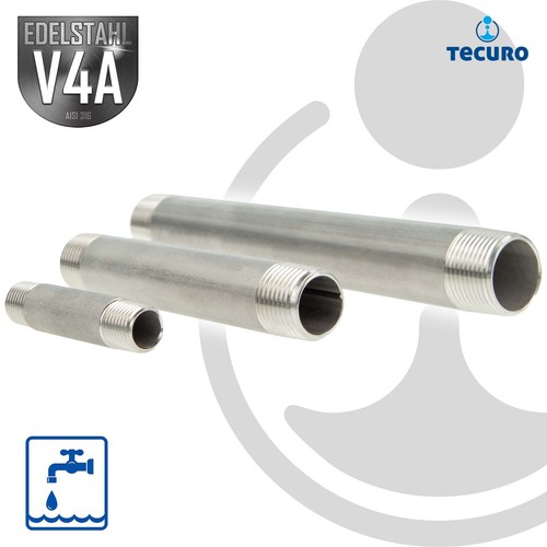 Tecuro rohrdoppelnippel - tecuro,