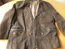 schöne Trachten Lederjacke Gr