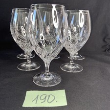 Nachtmann Bleikristall Seri Libelle 6 Cocktailgläser H. 18 cm. 