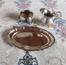 Alpacca versilbertes Teeservice alt