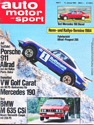 Auto motor und sport - und, 1/1984