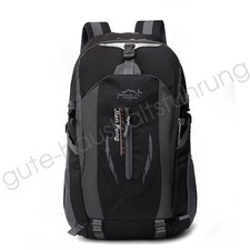 Herren Rucksack Wasserdicht Sport Arbeit Freizeit Schulrucksack Tasche Schw DE