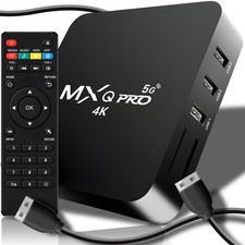 TV Box Android 7.1 4K Full HD 2,4 GHz + 8GB Ram WIFI, mit TV Fernbedienung Retoo