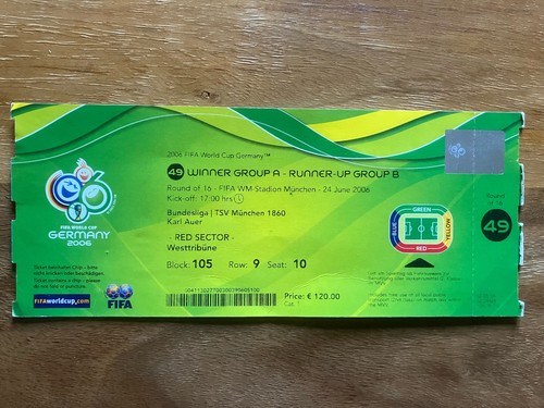 Sammler ticket 2006 - sammler-ticket, wm