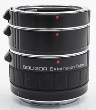 Soligor C/AF Extension Tube Zwischenring Set 36mm / 20mm / 12mm - Canon EOS