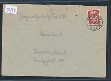 22254) apt. Landpost Ra2 Saarfels über Merzig (Saar) Brief 1950
