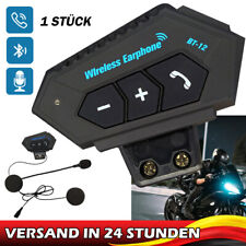 1X Bluetooth BT 4.1 Intercom Motorrad Gegensprechanlage Fahrrad Helm Headset