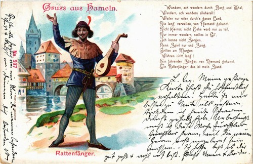 Cpa hameln rattenfanger - ak, hameln-
