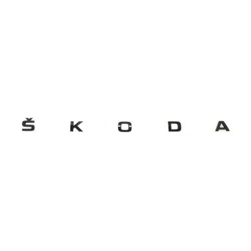 Skoda schriftzug schwarz karoq - schwarz,