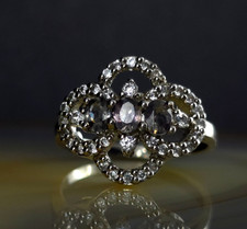 Ring Silber 925 Topas 19,8 mm