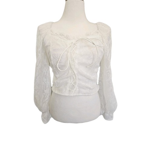 Top bluse weiß schneewittchen - top,