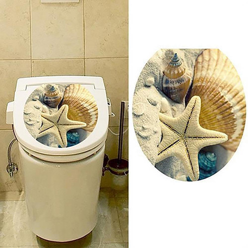 Seestern-Wc-Aufkleber