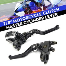 7/8" 22mm Lenker Bremshebel Kupplungshebel Motorrad Bremszylinder Universal DE