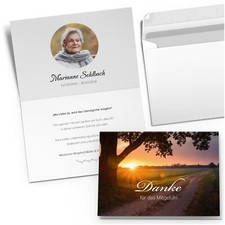 Trauer Danksagung Karte 10