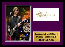 JEFF LYNNE   SIGNED  FRAMED 166