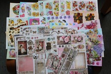 Viele 3D Stanzmotive und StanzBogen Aufleger Vintage Hummel Tiere Blumen