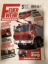 Feuerwehr Magazin März 1995 Unterschleißheim Zug Luftrettung Syke Saarland