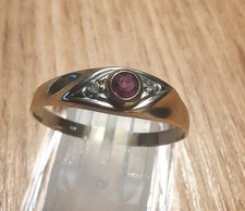 Vintage 333 Goldring mit