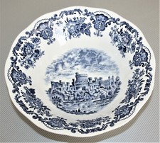 Enoch Wedgwood Royal Homes of Britain blau Beilagenschüssel Dm 21,5 cm