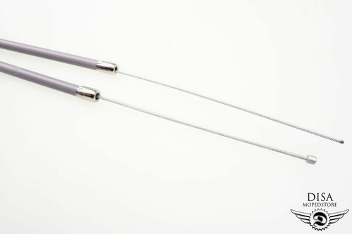 Gaszug grau für vespa 50 - grau, pk