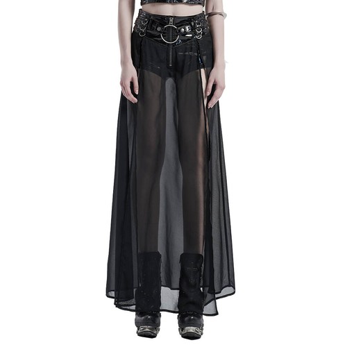 Punk rave lack shorts - punk,