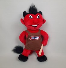 Original XXL Werbefigur von Kraft Tomaten Ketchup 55cm Plüschtier Teufel Figur