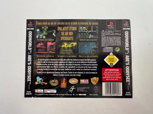 Backcover oddworld abe s - backcover,