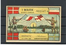 Warnitz 1 Mark Notgeld / DNS